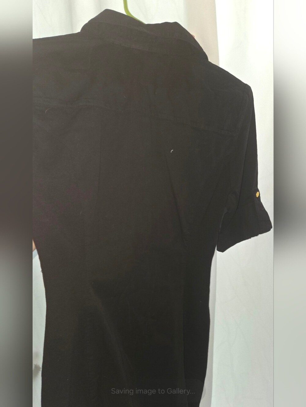 G by Guess Black Button-Front Mini Dress - Picture 4 of 6